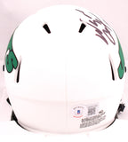 Wayne Chrebet Autographed New York Jets Lunar Speed Mini Helmet - Beckett W Holo