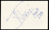 Torrie Wilson WWE Wrestling "WWF" Authentic Signed 3x5 Index Card BAS #BL98606