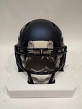 Jonah Elliss Autographed Denver Broncos Navy Mini Helmet -- BAS COA