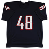 Arizona Rob Gronkowski Authentic Signed Navy Blue Pro Style Jersey BAS Witnessed