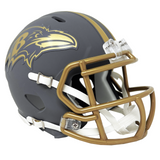 Derrick Henry Baltimore Ravens Signed Riddell Slate Mini Helmet BAS Beckett