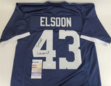 Tyler Elsdon "Linebacker U!" Signed Penn State Nittany Lions Jersey (JSA COA) Jr
