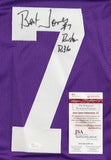 Bert Jones Signed LSU Tigers Jersey (JSA COA) Baltimore Colts / All Pro QB