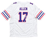 Josh Allen Buffalo Bills Signed White Nike Game Jersey Beckett BAS