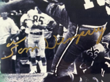Jason Elam and Tom Dempsey Dual Autographed 8x10 Photo JSA COA