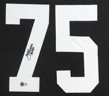Mean Joe Greene Signed Framed Steelers Jersey Display Inscribed "HOF 87"/Beckett