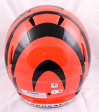 Ja'Marr Chase Signed Cincinnati Bengals F/S Speed Helmet -Beckett W Holo *Bold
