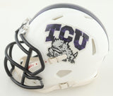Bob Lilly Signed TCU Horned Frogs Mini Helmet (JSA COA) Cowboys 11xPro Bowl D.T.