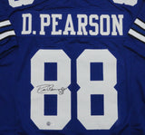 Cowboys DREW PEARSON Signed Custom Replica Blue Dallas Jersey AUTO - BAS