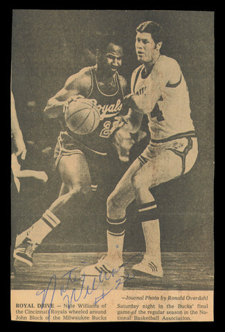 Nate Williams Autographed 5x7 Magazine Photo Cincinnati Royals SKU #237909