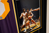 Kareem Abdul-Jabbar Autographed Los Angeles Lakers Jersey Deluxe Framed TriStar