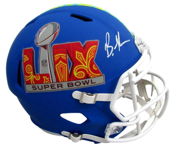 Brandon Graham Signed/Auto SB 59 Full Size Replica Helmet Eagles Beckett 193645