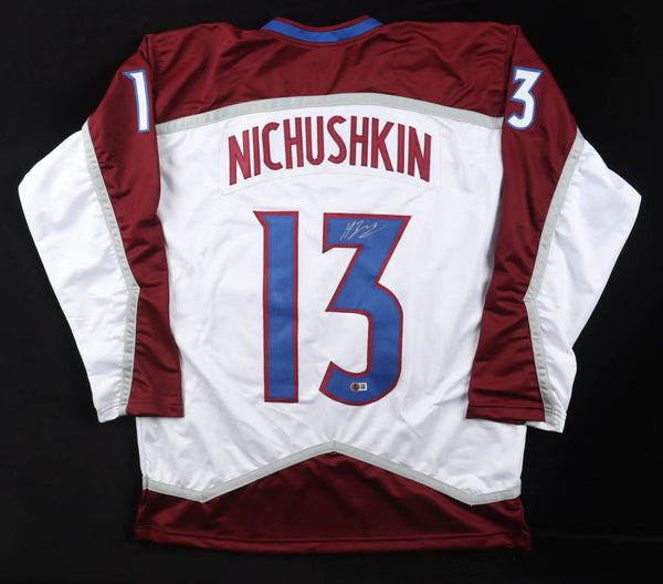 Valeri Nichushkin Signed Colorado Avalanche Jersey (Beckett) 2022 Stly Cup Champ