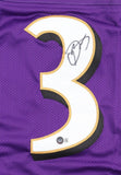 Odell Beckham Jr Signed Baltimore Ravens Jersey (Beckett) 3xPro Bowl Receiver