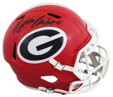 Georgia Nolan Smith Authentic Signed Full Size Speed Rep Helmet JSA Witness