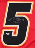 Mark Giordano Signed Flames Captain's Jersey (Beckett COA) All Star Defenseman