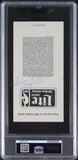 Magic Johnson & Byron Scott "1990 ASG MVP" Signed Ticket Stub PSA/DNA Slabbed