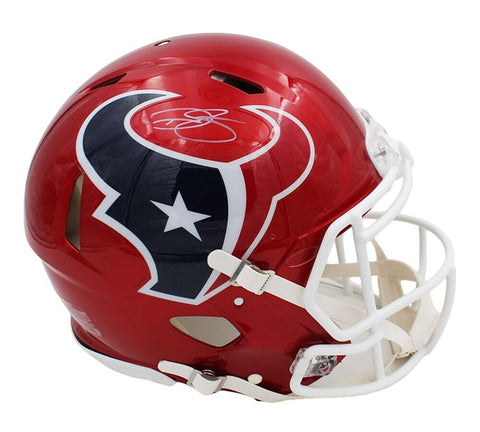 Dalton Schultz Signed Houston Texans Speed Authentic Flash Helmet