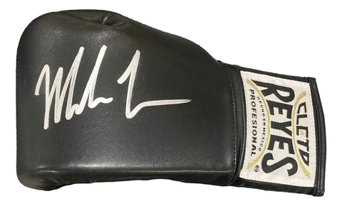 Mike Tyson Signed Left Hand Black Cleto Reyes Boxing Glove JSA ITP