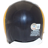 Marshall Faulk Signed Los Angeles Rams TB Mini Helmet Beckett 42230