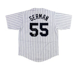 Domingo German Signed New York Custom Pinstripe Jersey