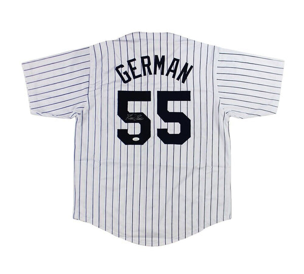 Domingo German Signed New York Custom Pinstripe Jersey