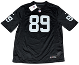BROCK BOWERS SIGNED AUTOGRAPHED LAS VEGAS RAIDERS #89 BLACK NIKE JERSEY BECKETT