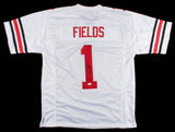 Justin Fields Signed Ohio State Buckeyes Jersey (JSA COA) 2021 1st Rnd Pk. / Q.B
