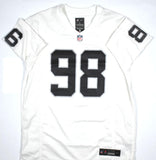 Maxx Crosby Autographed Las Vegas Raiders White Nike Game Jersey - Fanatics