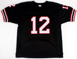 Jim Kelly Signed USFL's Houston Gamblers 1984 Jersey (JSA COA) 5xPro Bowl Q.B.