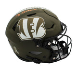 Ja'Marr Chase Signed Cincinnati Bengals Speed Flex Authentic STS NFL Helmet