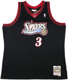 76ERS ALLEN IVERSON AUTOGRAPHED MITCHELL & NESS 1997-98 JERSEY 2X BECKETT 245733