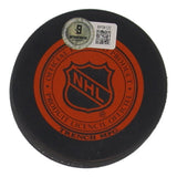 Pat LaFontaine Signed Sabres Hockey Puck (Beckett) Buffalo Captain 1992-1997