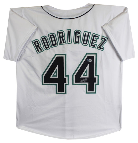 Julio Rodriguez Authentic Signed White Pro Style Jersey Autographed BAS