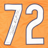 William Perry Signed Orange Chicago Bears Jersey (PSA) 1986 Super Bowl XX / D.E.