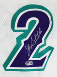 John Stockton Authentic Signed White Pro Style Jersey Autographed BAS Witnessed