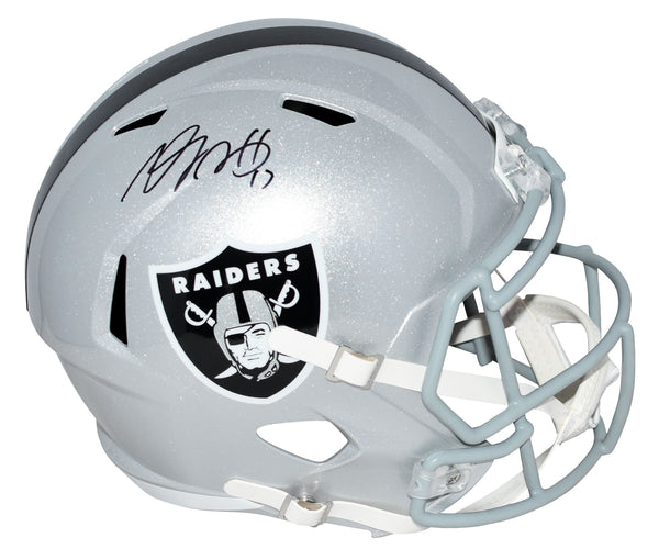 DAVANTE ADAMS AUTOGRAPHED LAS VEGAS RAIDERS FULL SIZE SPEED HELMET BECKETT