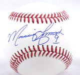 Marquis Grissom Autographed Rawlings OML Baseball - Beckett W Hologram *Blue