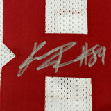 Framed Autographed/Signed Kadarius Toney 33x42 New York White Jersey BAS COA