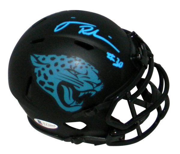 JAMES ROBINSON SIGNED JACKSONVILLE JAGUARS ECLIPSE SPEED MINI HELMET BECKETT