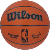 Hakeem Olajuwon Houston Rockets Autographed Wilson Official Game Basketball