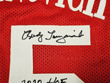 HOUSTON ROCKETS RUDY TOMJANOVICH AUTOGRAPHED RED JERSEY "2020 HOF" JSA 215753