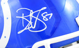 Reggie Wayne Autographed Colts F/S Flash Speed Helmet - Beckett W Holo