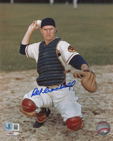 Braves Del Crandall Authentic Signed 8x10 Vertical Photo BAS #BV03179