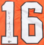 Bobby Clarke Signed Philadelphia Flyers Jersey Inscribed "HOF 87" (Beckett)