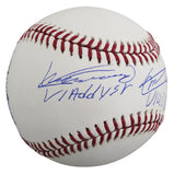 Vladimir Guerrero Sr. & Vladimir Guerrero Jr. Authentic Signed OML Baseball JSA