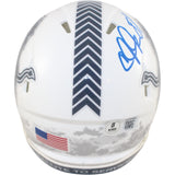 Calvin Johnson Autographed Detroit Lions 24 STS Mini Helmet Beckett WIT 51776