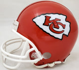 CLYDE EDWARDS-HELAIRE AUTOGRAPHED CHIEFS RED MINI HELMET BECKETT QR 193781