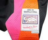 Shaquille O'neal Signed Miami Heat M&N Swingman Jersey Beckett 40842