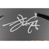 Travis Kelce Autographed Kansas City Chiefs Slate Authentic Helmet Beckett 49091